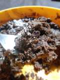 Brownie indeciso de Manzana, Limón, Coco y Malta * vegano
