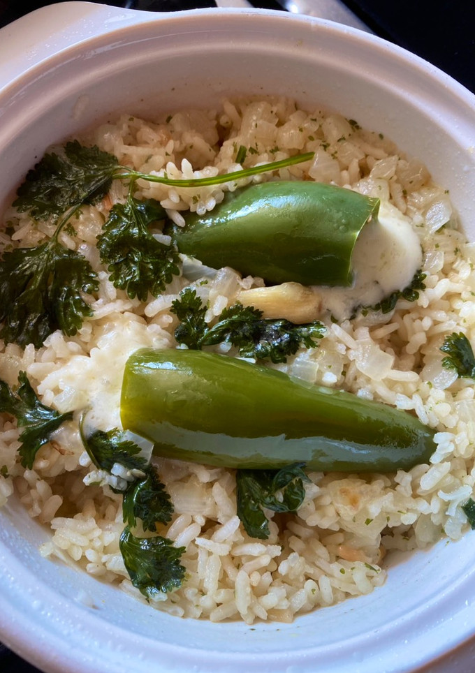 Una foto de Arroz básico