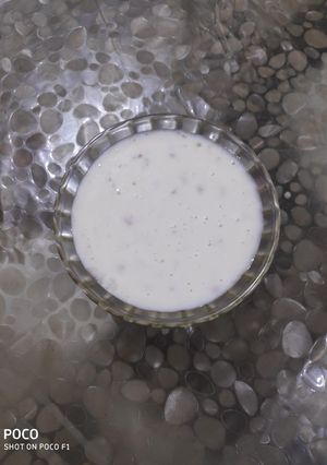 A picture of Sabudana makhana kheer.