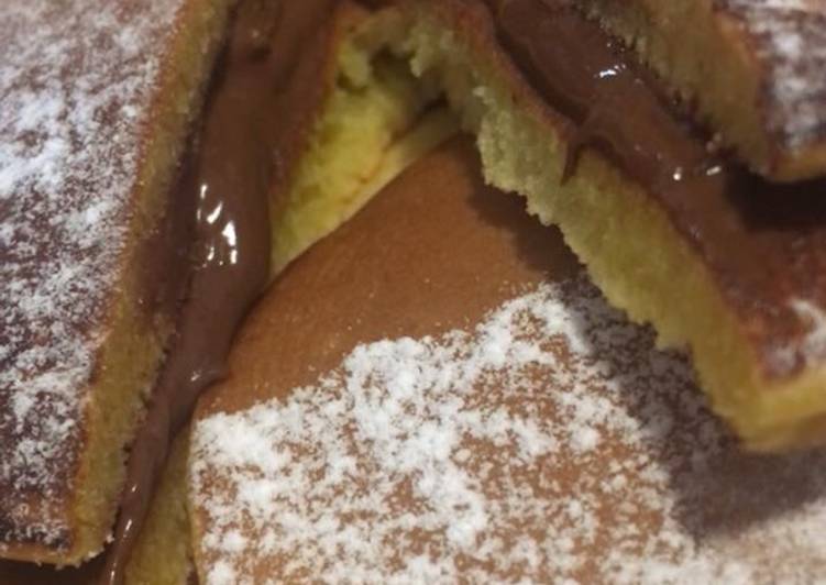 Mini Pancake 🥞 alla Nutella facili e veloci (pronti in 5 minuti)
