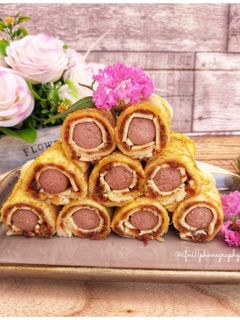 Foto resep Sandwich Gulung Abon Sosis