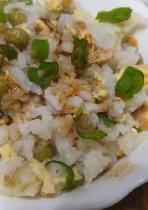 O poză a rețetei Egg fried rice.