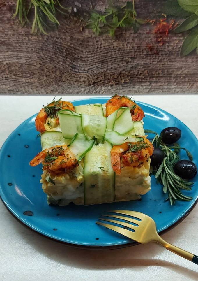 Салат з морепродуктами