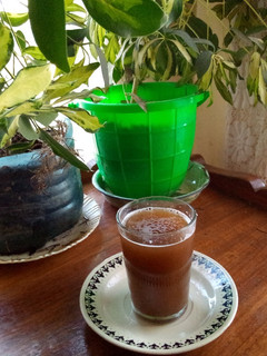 A picture of Tamarind juice with a twist.