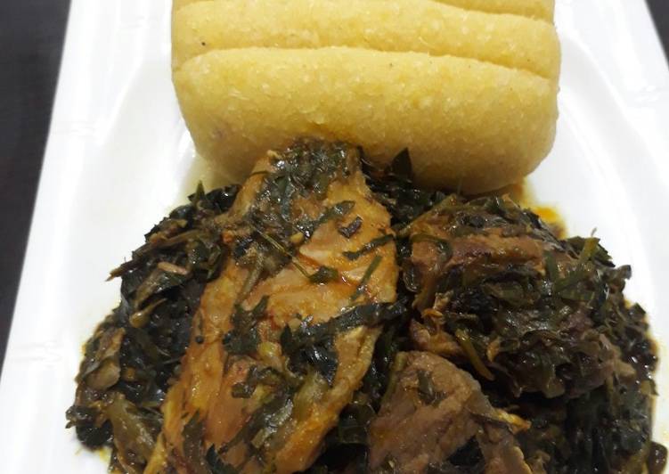 Afang Soup Recipe By Udoka Anyanwu Cookpad