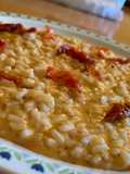 Risotto al pesto di pomodorini secchi 🍅