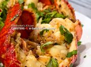 A picture of garlic lobster