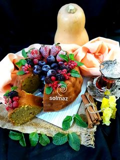عکسی از دستور کیک کدو حلوایی solmaz