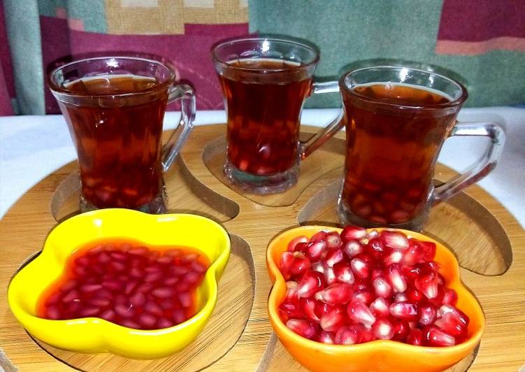 Guide to Prepare Pomegranate tea