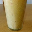 Licuado de banana y durazno muy nutritivo!!!