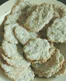 Galletitas integrales con coco y avena