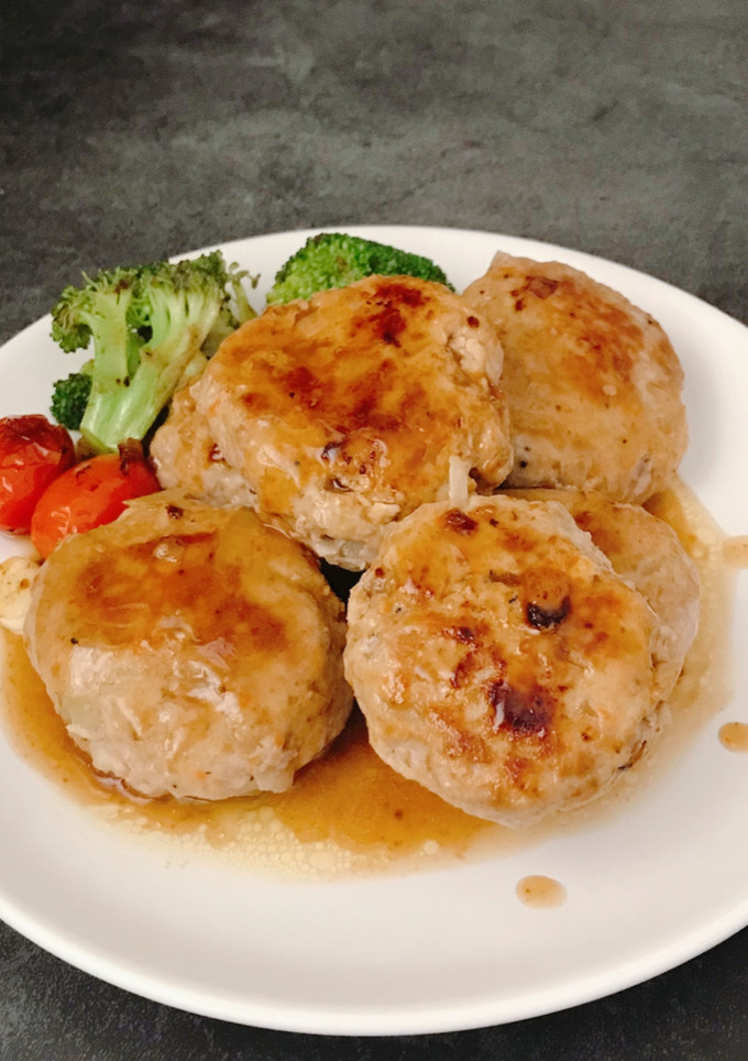 便當菜  超嫩韓式漢堡排 的食譜成品照片