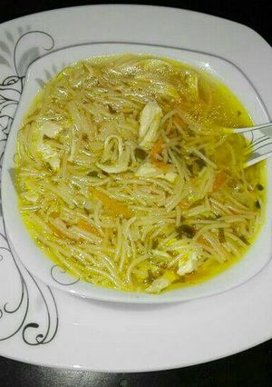 A picture of Chicken and Vermicelli Soup.