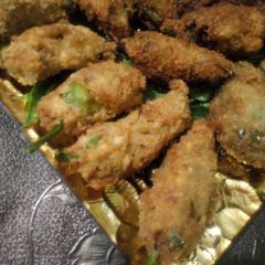 A picture of Chicken cheese chillies.