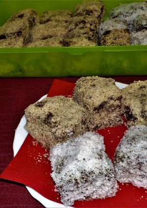 Kókuszkocka/ Diókocka recept fotója