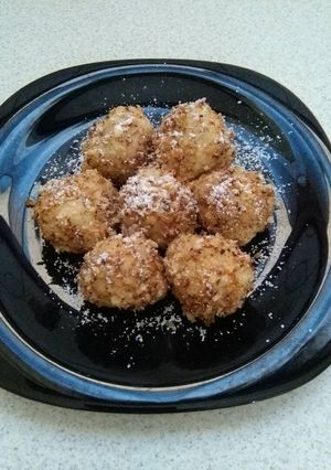 Tej- tojásmentes "túrógombóc" recept fotója