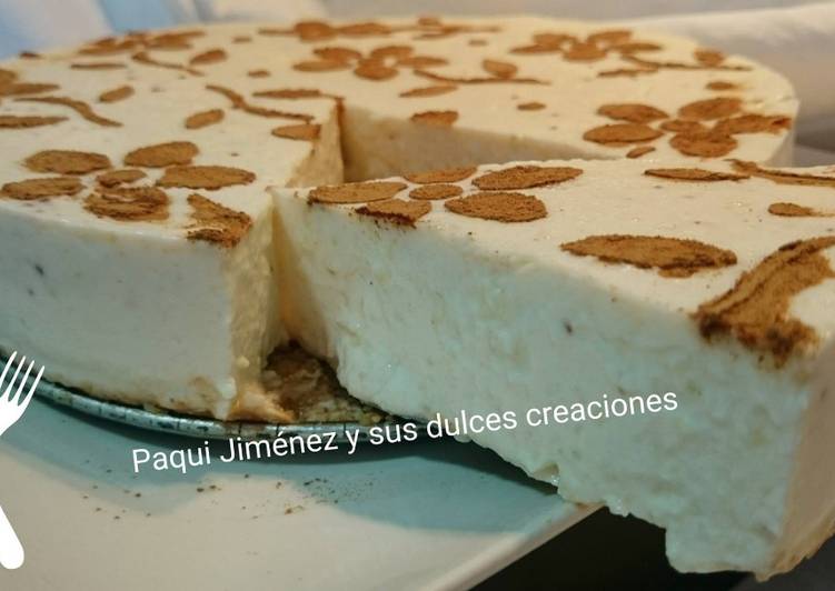 Tarta de leche merengada