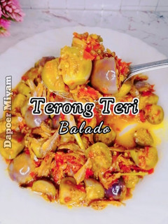 Foto resep MASAKAN SEDERHANA NIKMAT | TERONG TERI BALADO