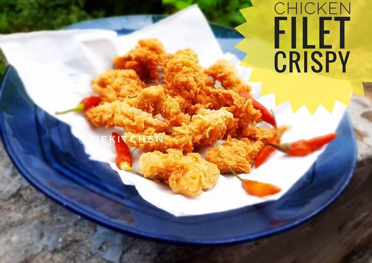Resep Chicken Fillet Crispy (Ayam Goreng Tepung) Anti Gagal