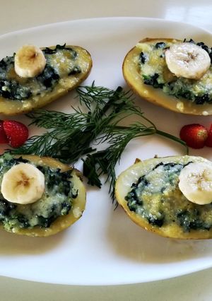 Foto principal de Patatas rellenas de espinacas