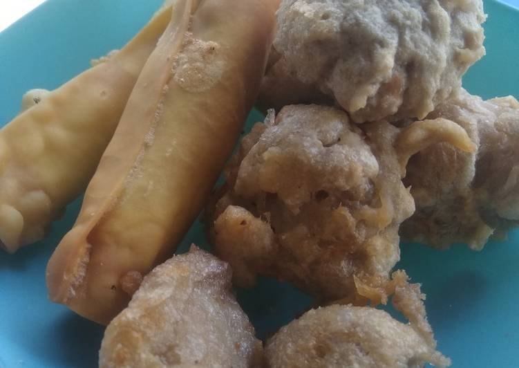 Cara Gampang Menyiapkan Bakso urat goreng yang Bisa Manjain Lidah