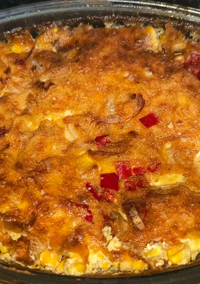 Una foto de Chipá guazú pastel de choclo y queso