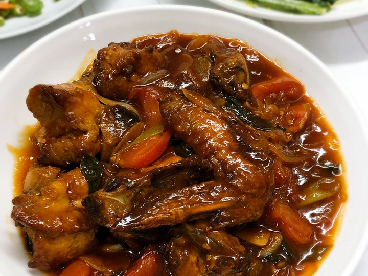 Resep: Ayam Goreng Saus kecap pedas Bahan Sederhana