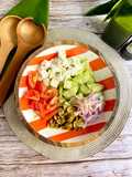 Ensalada de pepino con queso feta