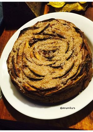 A picture of EGGLESS: Apple Cinnamon Whole Wheat Cake 🍰.