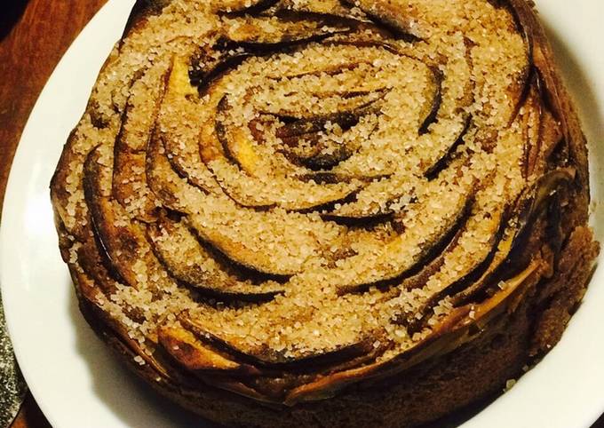 Step-by-Step Guide to Make Quick EGGLESS- Apple Cinnamon Whole Wheat Cake 🍰