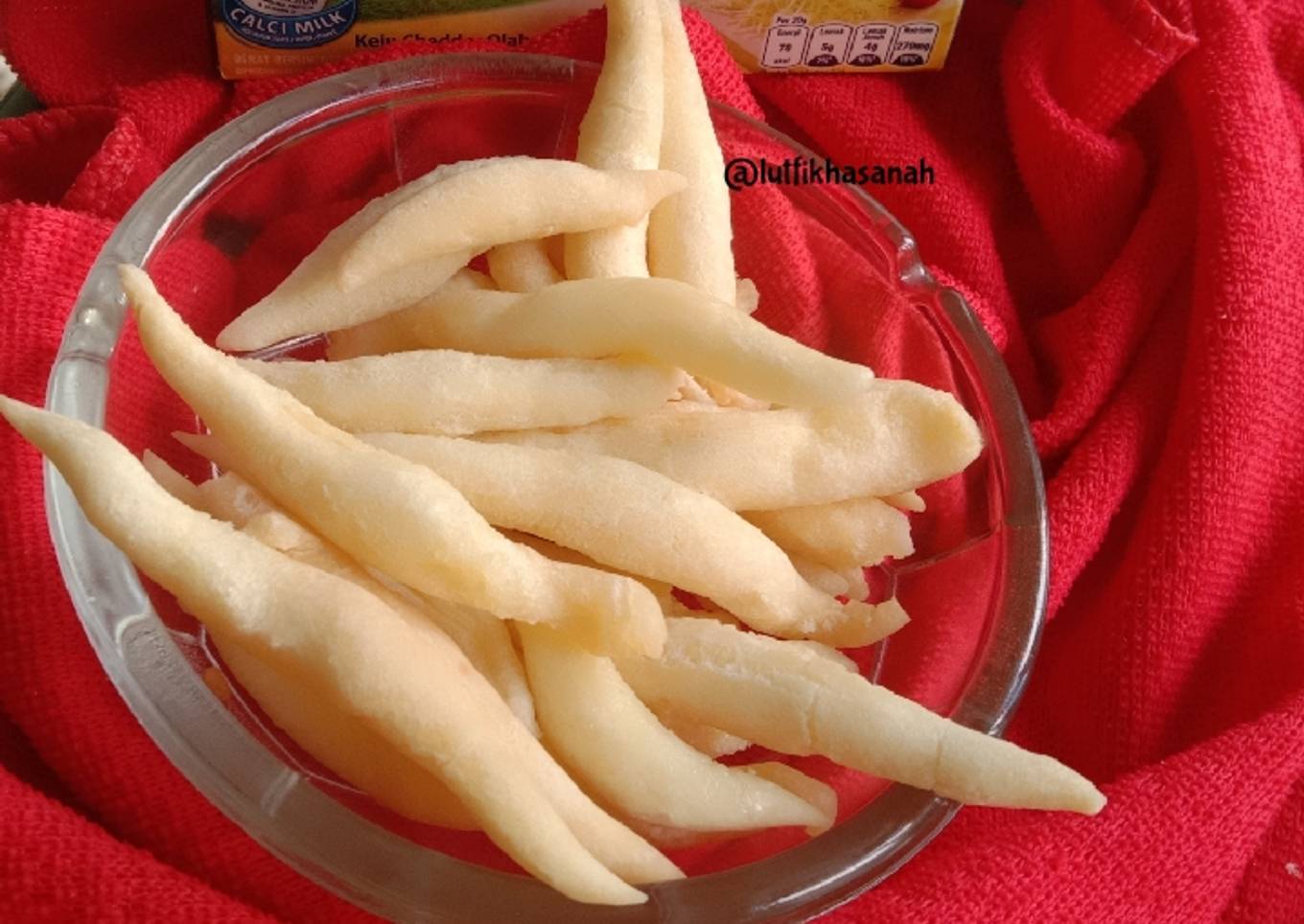 Kue gabus cheddar