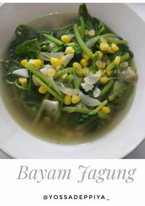 Foto resep Bayam Jagung