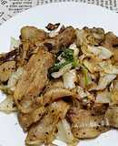 沙茶醬炒豬肉片