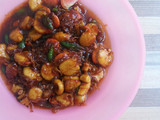 Kerang Sriping Asam Manis Cabe Hijau