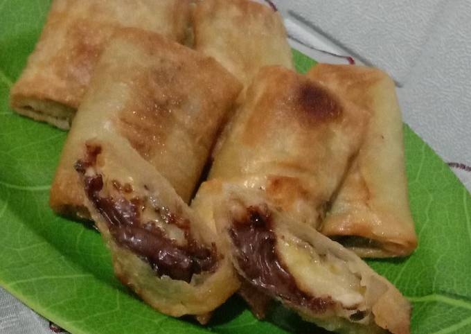 PisCokJu dengan Kulit Lumpia Homemade