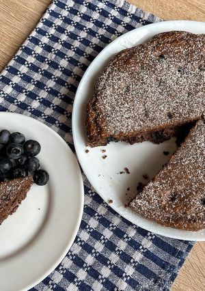 KETO süti 🥧🫐 | Glutén és cukormentes recept fotója