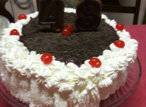 Una foto de Torta selva negra