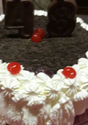 Una foto de Torta selva negra