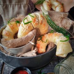 A picture of Chicken bread.