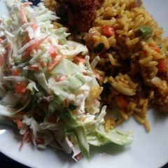 A picture of Fried rice and cos low.