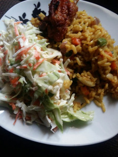 A picture of Fried rice and cos low.