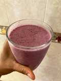Smoothie de Arándanos y Coco