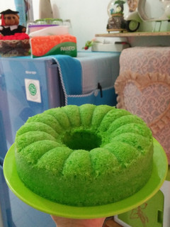 Foto resep Bolu kukus pandan