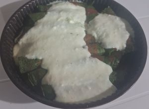 Una foto de Canelones verdes masa integral de acelga relleno con carne