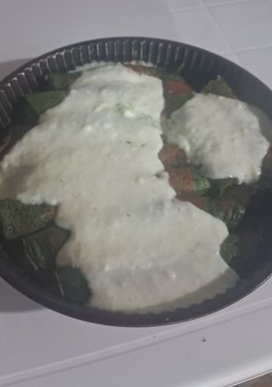 Una foto de Canelones verdes masa integral de acelga relleno con carne