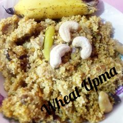 A picture of Mutton Wheat Upma.