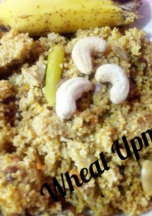 A picture of Mutton Wheat Upma.