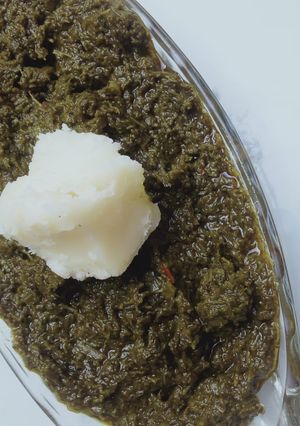 A picture of Sarson ka saag.