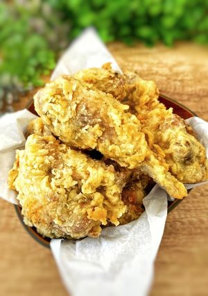 Foto resep Japanese fried chicken - empuk, garing dan cocok untuk mealprep
