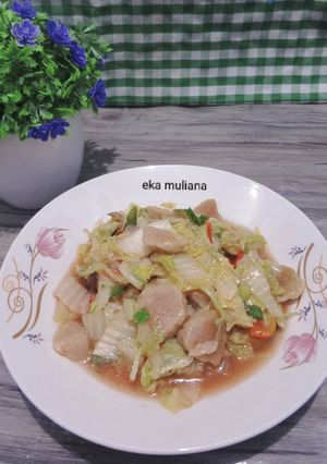 Foto resep Tumis Sawi dengan Bakso